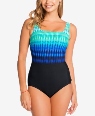 Tummy-Control One-Piece Swimsuit 