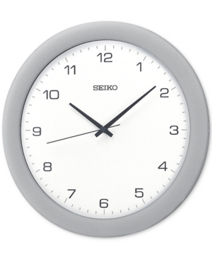 Seiko Silver-Tone Wall Clock