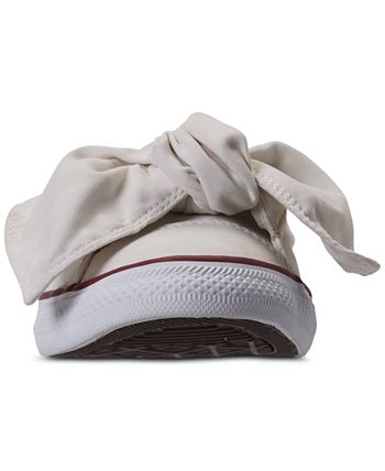 Converse Women s Chuck Taylor Peached Canvas Knot Casual Sneakers
