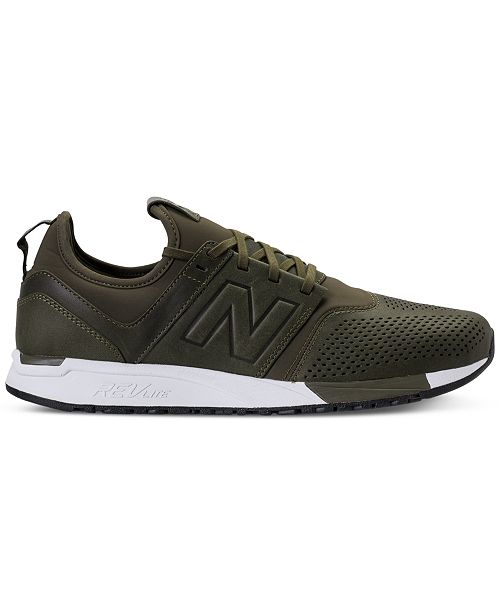 new balance men's 247 leather shoes
