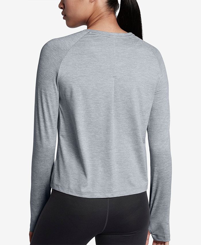 Nike Dry Element Cropped Top - Macy's