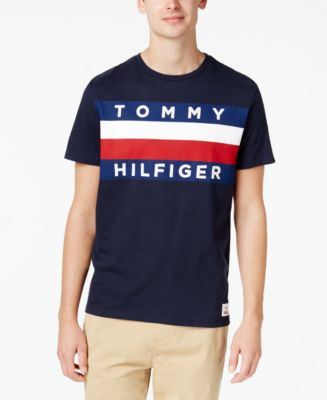Tommy Hilfiger Men's Upstate Logo Flag T-Shirt, Created for Macy's - Macy's