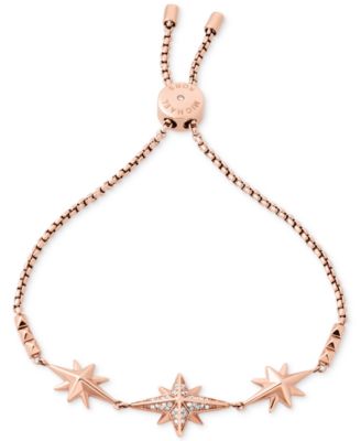 michael kors rose gold slider bracelet