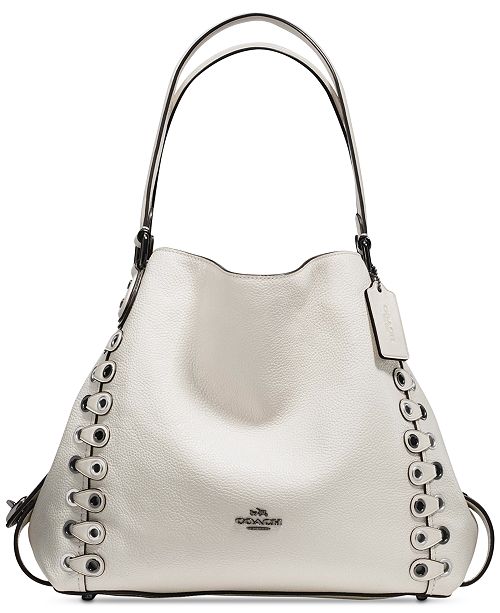 COACH Edie Medium Shoulder Bag - Handbags & Accessories - Macy&#39;s
