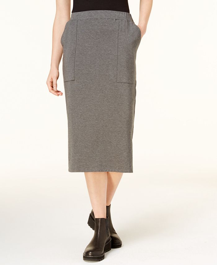 Eileen Fisher Tencel® Pull-On Pencil Skirt & Reviews - Skirts - Women ...