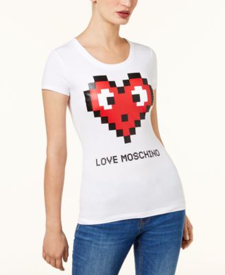 white love moschino t shirt