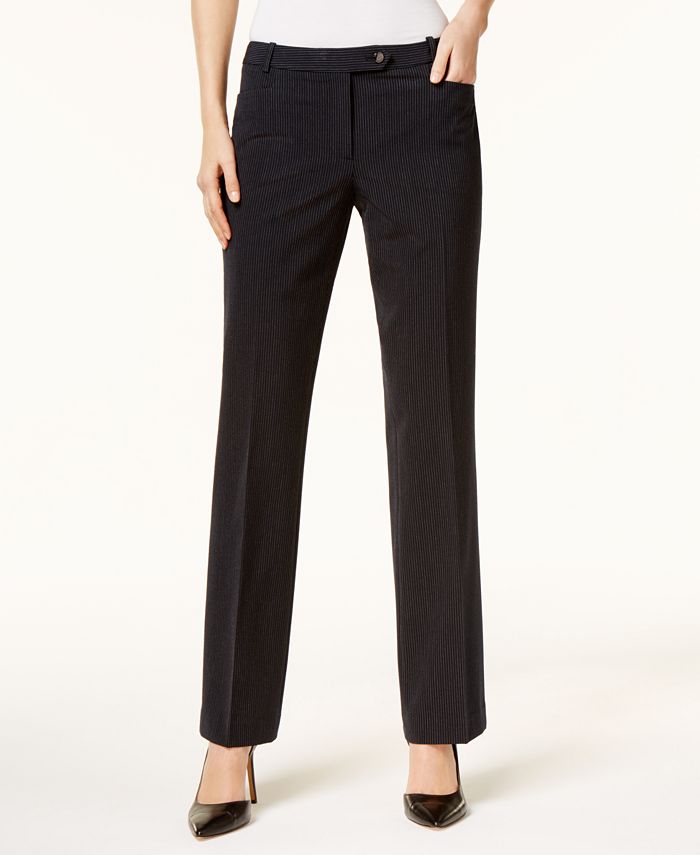 Calvin Klein Pinstripe Dress Pants - Macy's