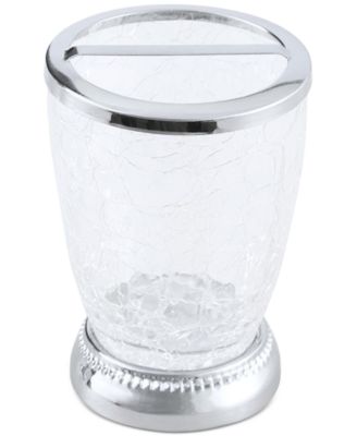 JLA Home - Serene Crackle Glass Toothbrush Holder