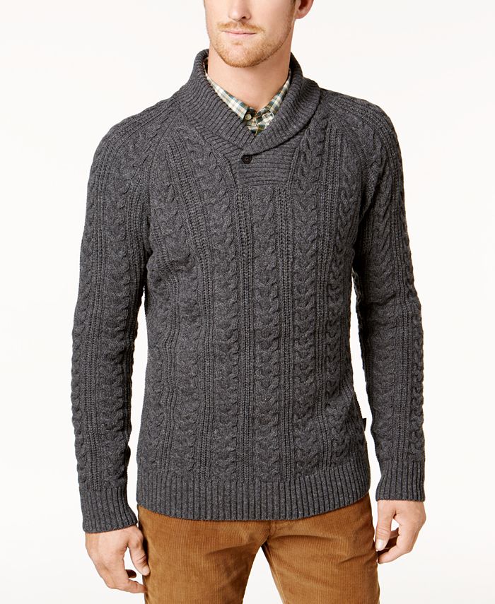 Barbour Men's Galloway Cable Sweater - Macy's