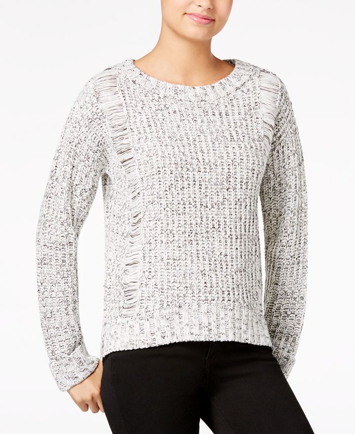 One Hart Juniors' CuffedSleeve Sweater Macy's