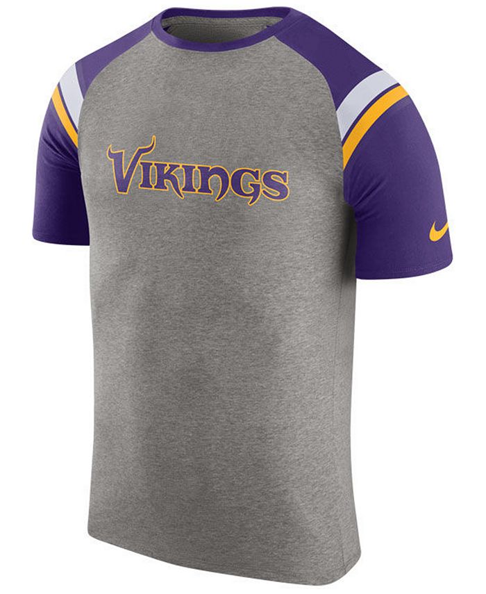 Nike Men's Minnesota Vikings Enzyme Shoulder Stripe T-Shirt - Macy's