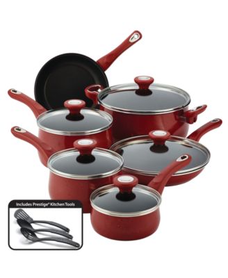 Farberware - New Traditions 14-Pc. Speckled Aluminum Cookware Set