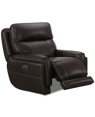 Furniture Summerbridge Leather Power, Thomasville Leather Power Glider Recliner Chair