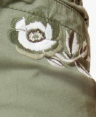 Style & Co Embroidered Capri Pants, Created for Macy's