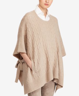 ralph lauren cashmere poncho