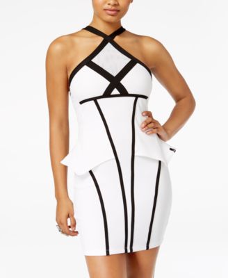 macys peplum dress