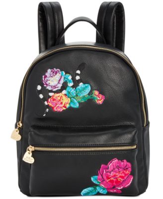 betsey johnson floral backpack