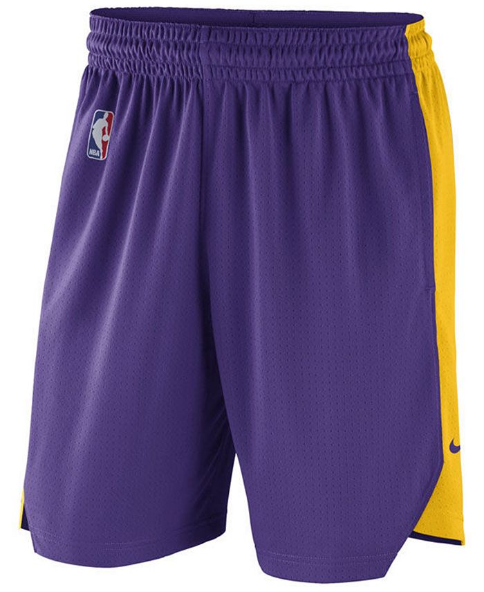 Nike Men's Los Angeles Lakers Practice Shorts - Macy's