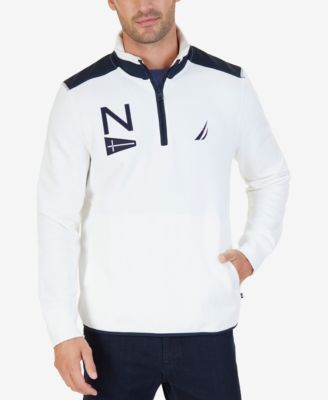 nautica quarter zip sweatshirt