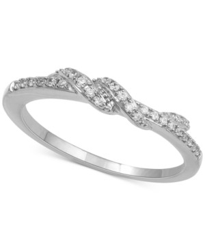 image of Diamond Twist Ring (1/7 ct. t.w.)