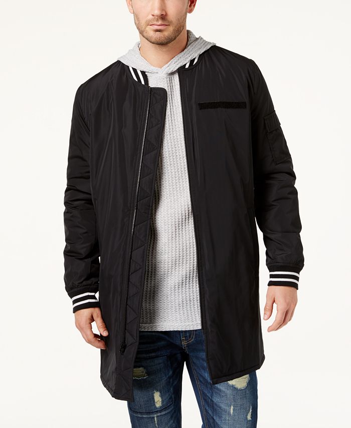 American Rag Men s Elongated Bomber Jacket Created for Macy s