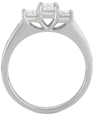 Macy's Diamond Princess Engagement Ring (1 ct. t.w.) in 14k White Gold ...