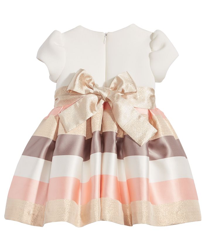 Nature Baby Bonnie Dress - Golden Stripe