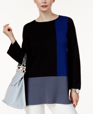 Alfani - Colorblocked Sweater, Created for Macy's