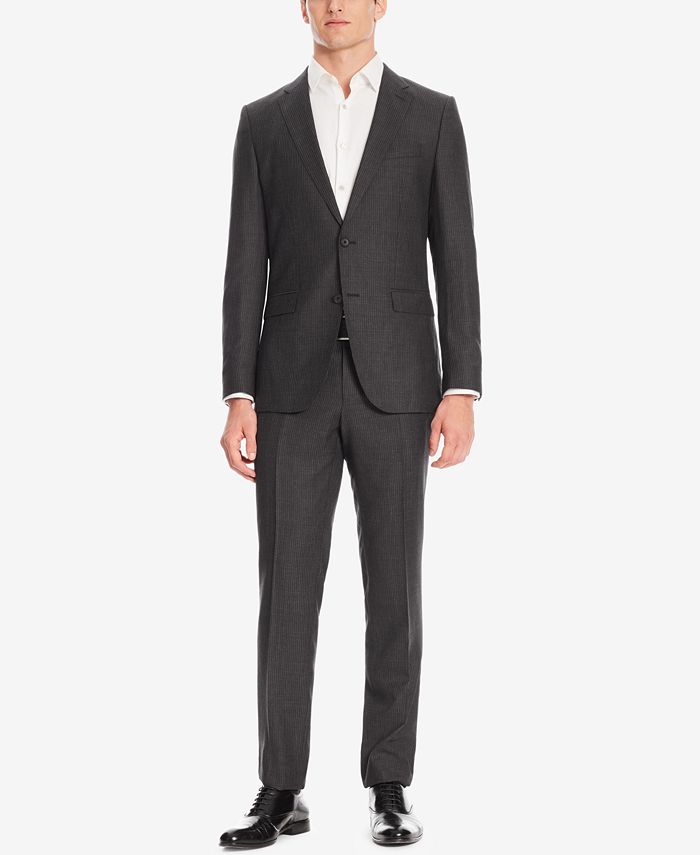 Hugo Boss BOSS Men's Slim-Fit Pinstriped Suit - Macy's
