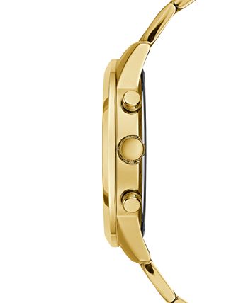 GUESS Gold-Tone Stainless Steel Bracelet Watch 40mm - Macy's