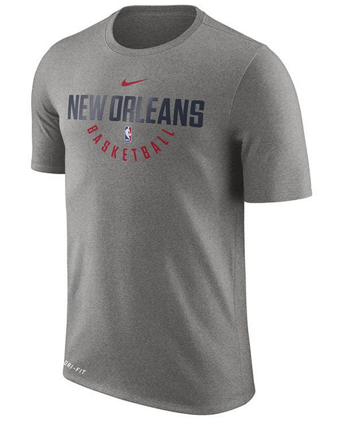 Nike Men's New Orleans Pelicans Dri-FIT Cotton Practice T-Shirt