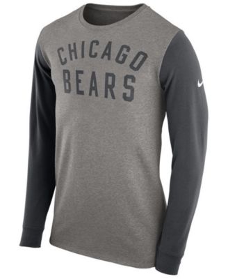 chicago bears white long sleeve shirt