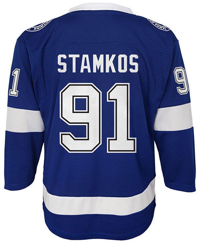 Authentic NHL Apparel Steven Stamkos Tampa Bay Lightning Player Replica  Jersey, Big Boys (8-20) - Macy's