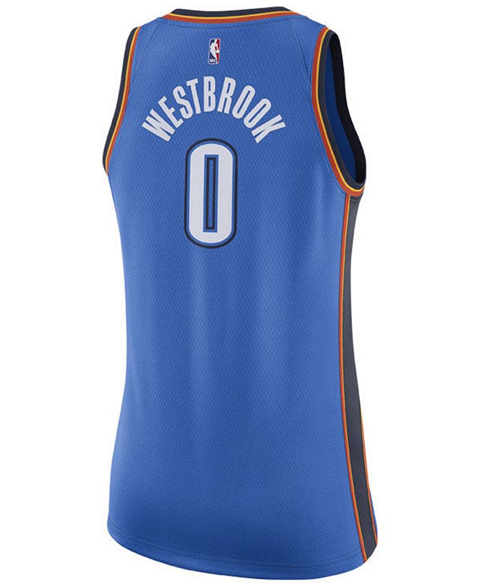 Nike Women's Russell Westbrook Oklahoma City Thunder Swingman Jersey ...