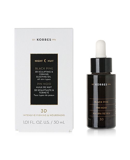 KORRES Black Pine 3D Sculpting & Firming Sleeping Oil, 1.01 fl. oz