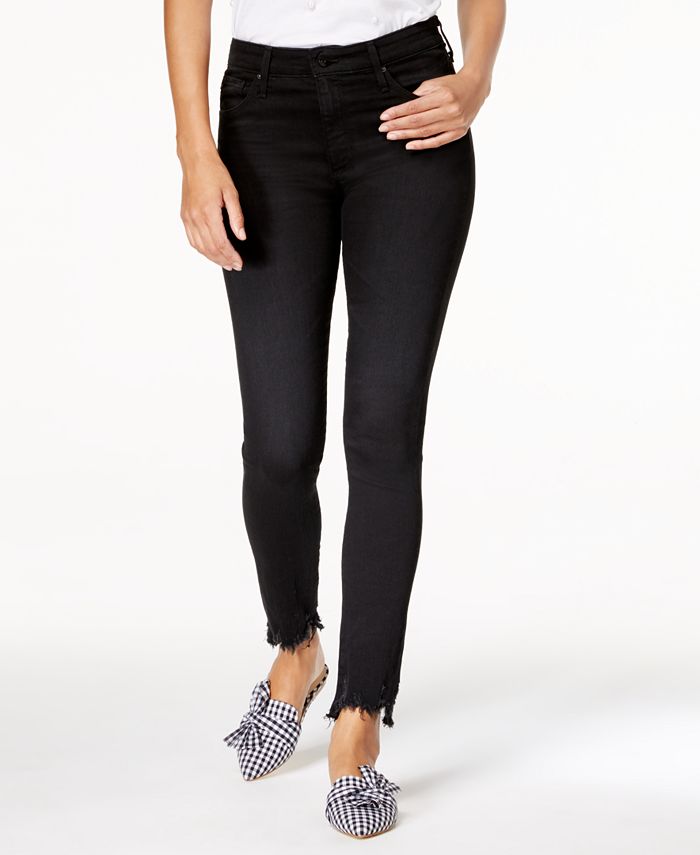 AG Jeans AG Farrah Skinny Ankle Black Denim - High Rise Skinny Ankle & Reviews - Jeans - Juniors