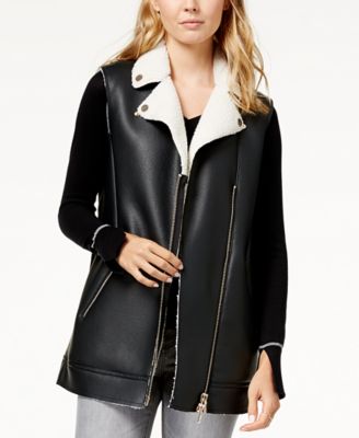 Armani Exchange - Faux-Leather Vest