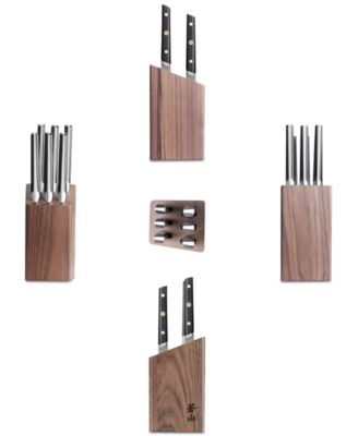 Cangshan TC Serie Steakmesser-Set, 6-teilig Aus Schwedischem Stahl – Mit Ahorn-Block, Wellenschliff