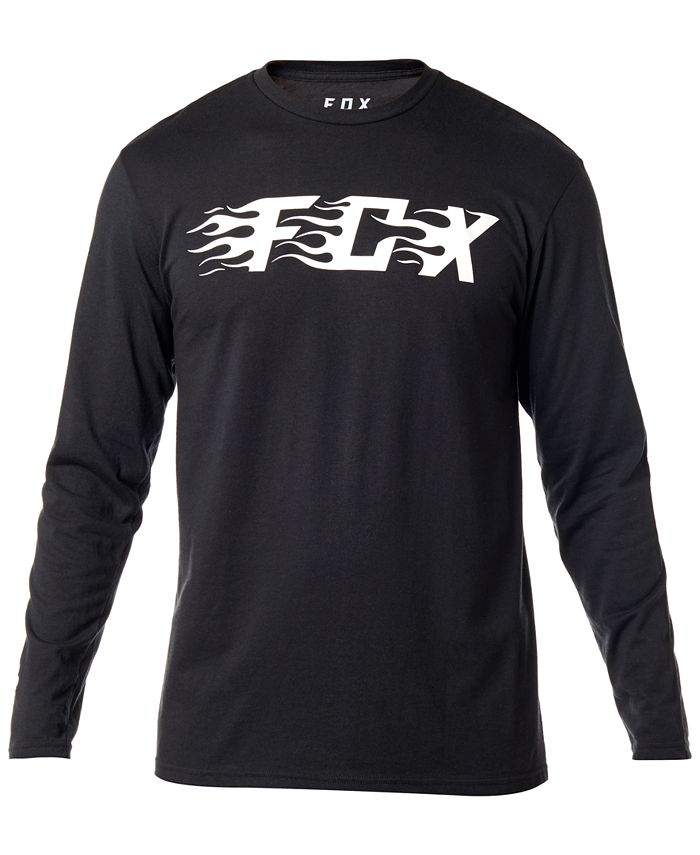 Fox Men's Flame Logo-Print T-Shirt - Macy's