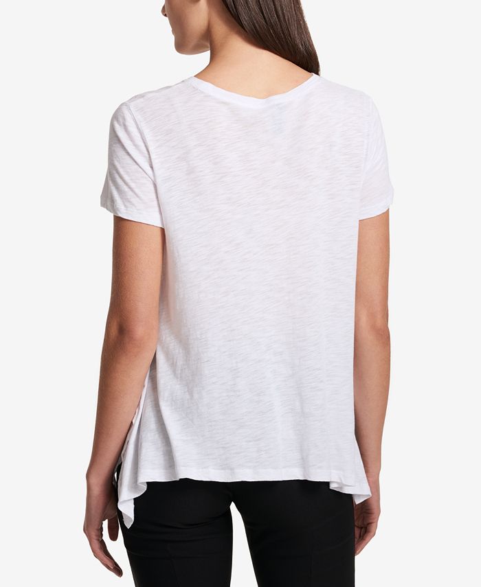 DKNY High-Low Trapeze Top - Macy's