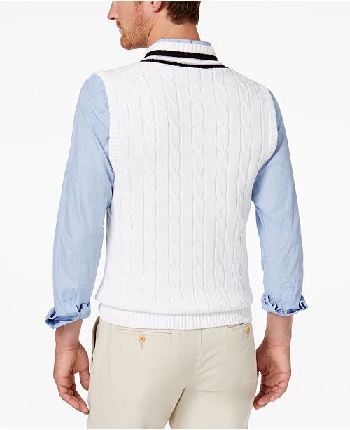 Club Room Men's Cricket Sweater Vest, Created for Macy's & Reviews ...