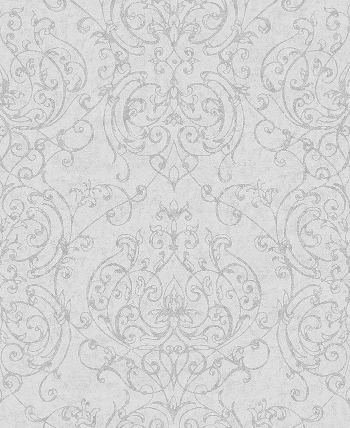 Graham & Brown Empress Damask Wallpaper Macy's