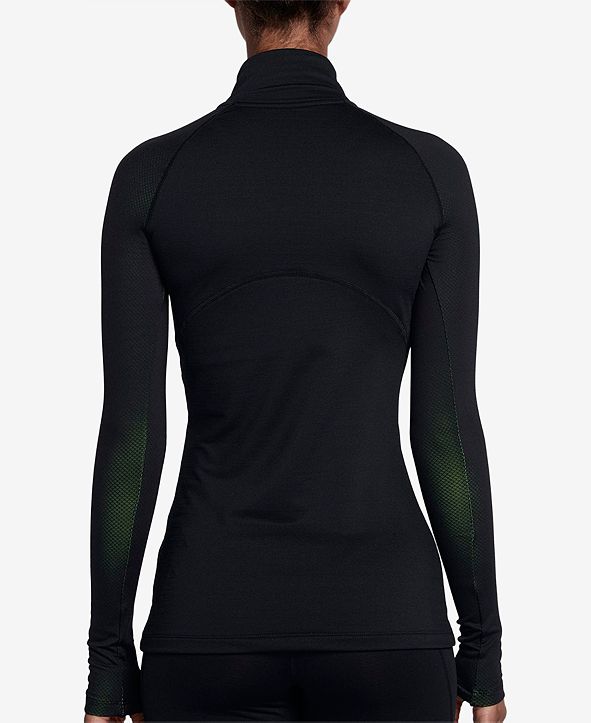 nike pro hyperwarm half zip