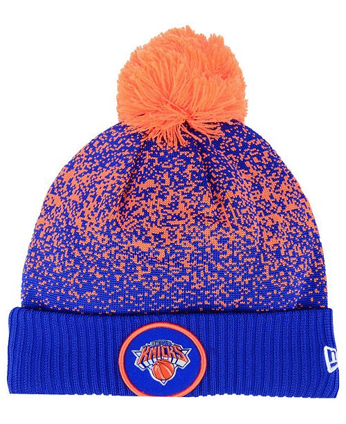 New Era New York Knicks OnCourt Collection Pom Knit Hat & Reviews