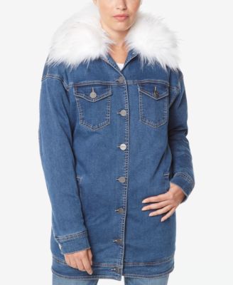Buffalo David Bitton Faux-Fur-Trim 