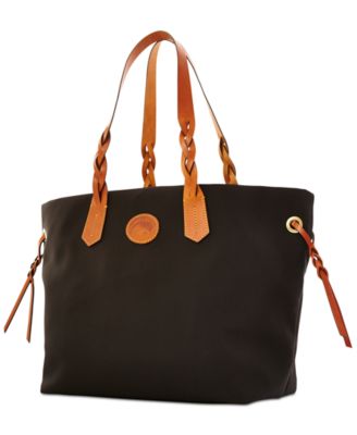 HAZZYS ★ Nylon Puppy Logo Nylon Tote and Shoulder Bag M Dooney & Bourke Nylon Tote - Macy's