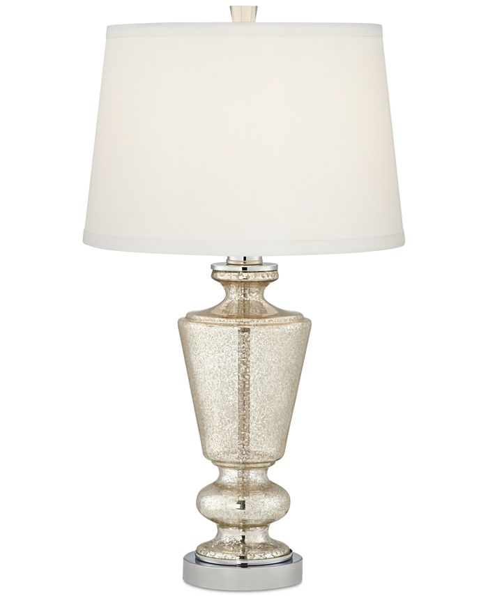 Kathy Ireland Pacific Coast Silver Mercury Glass Table Lamp - Macy's