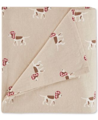 Printed Cotton Flannel 4-Pc. Sheet Set, Full
