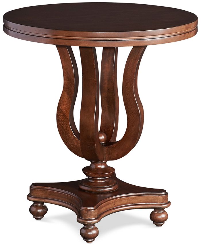Furniture Blake Round Side Table, Quick Ship Macy's