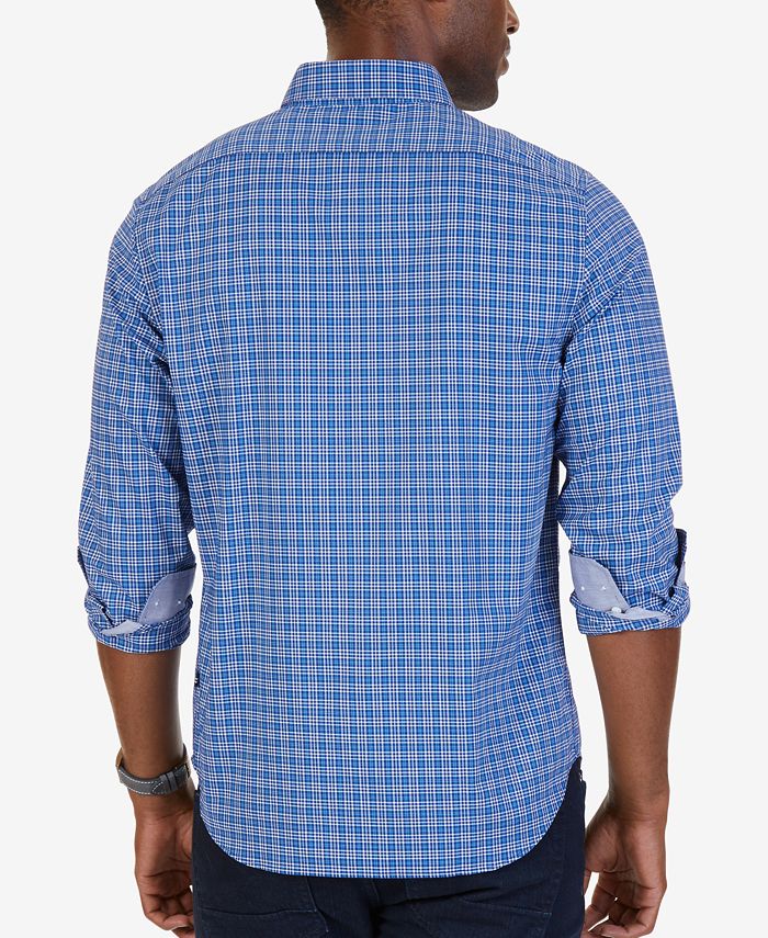 Imperméable long à capuche paquetable Bleu métal Oban
